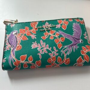 Kate Spade ‘Spencer Bird Party’ Slim Bifold Wallet
